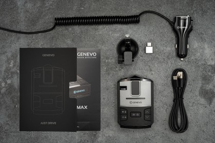 GENEVO MAX Radar detector- what is included